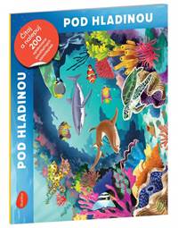 Kniha Čítaj a nalepuj – POD HLADINOU, kniha se samolepkami