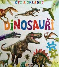 Kniha Čti a skládej Dinosauři