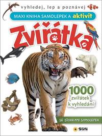 Kniha Zvířátka Maxi kniha samolepek a aktivit