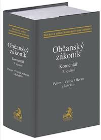 Kniha Občanský zákoník. Komentář (3. vydání)