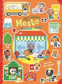 Kniha Zošit s nálepkami: Mesto - povolania a miesta