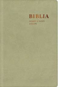 Kniha Biblia. Starý a Nový zákon, s mapami, mentolová (stredný formát)