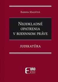 Kniha Neodkladné opatrenia v rodinnom práve