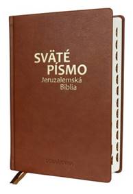 Sväté písmo - Jeruzalemská Biblia (veľký formát) hnedá obálka