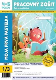 Kniha Moja prvá pastelka - Grafomotorika (Pracovný zošit 1/3)