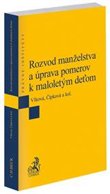 Kniha Rozvod manželstva a úprava pomerov k maloletým deťom