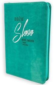 Kniha Božie Slovo - Nová zmluva, Žalmy a Príslovia 2025 - tyrkysová so zipsom