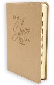 Kniha Božie Slovo - Nová zmluva, Žalmy a Príslovia 2025 - béžová