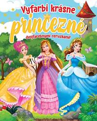 Kniha Vyfarbi krásne princezné