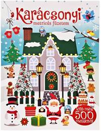 Kniha Karácsonyi matricás füzetem (Maďarská verzia))