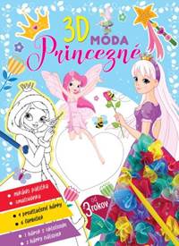 Kniha Princezné 3D móda
