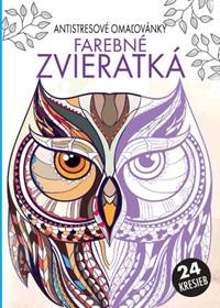 Kniha Farebné ziveratká - Antistresové omaľovánky