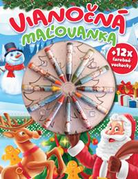 Kniha Vianočná maľovanka