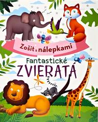 Kniha Fantastické zvieratá zošit s nálepkami