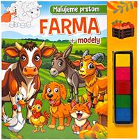 Kniha Maľujeme prstom Farma+modely