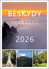 Kniha Beskydy Valašsko 2026 - nástěnný kalendář