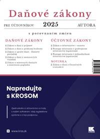 Kniha Daňové zákony pre účtovníkov 2025