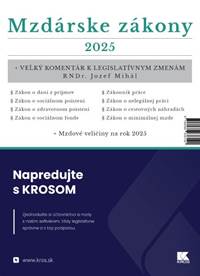 Kniha Mzdárske zákony 2025