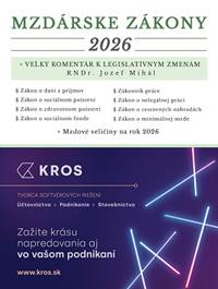 Kniha Mzdárske zákony 2026