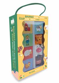 Kniha Čľup knižka a kocky do kúpeľa Na farme