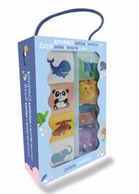 Kniha Čľup knižka a kocky do kúpeľa Zvieratá