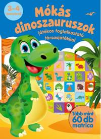 Kniha Mókás dinoszauruszok foglalkoztató (Maďarská verzia)