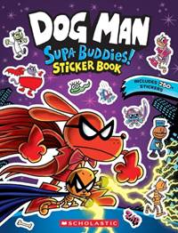Kniha Dog Man: Supa Buddies Sticker Book