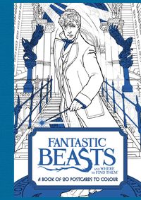 Fantastic Beasts and Where to Find Them: A Book of 20 Postcards to Colour
