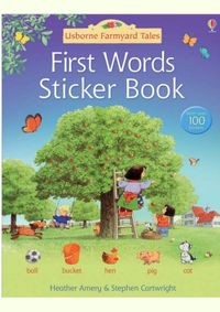 Kniha First Words Sticker Book