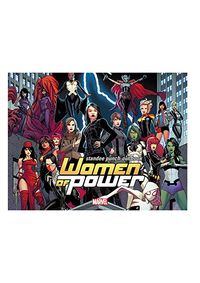 Heroes Of Power The Women Of Marvel Standee PunchOut Book