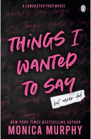 Kniha Things I Wanted To Say