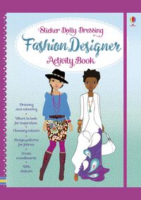 Sticker Dolly Fashion Fashion Designer Activity Book