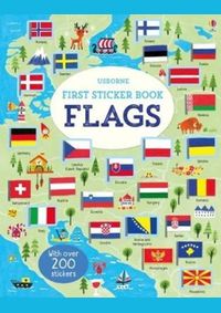 Kniha First Sticker Book Flags