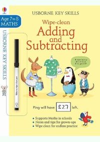 Wipe-Clean Adding and Subtracting 7-8