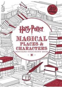 Harry Potter Magical Places & Characters Postcard Colouring Book : 20 Postcards to Colour