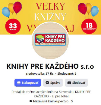 Knihy pre každého na Facebooku